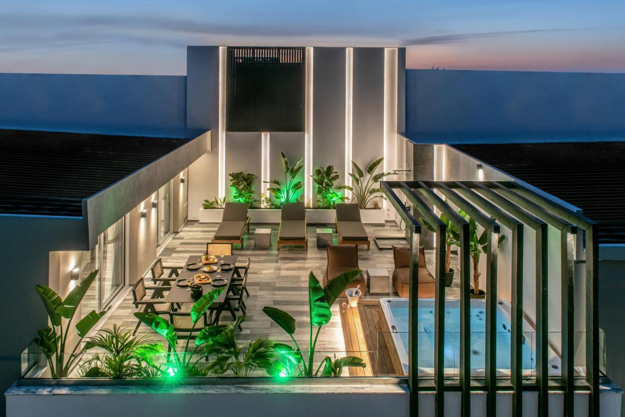 Maison Aqua Suite With Private Mini Pool Jacuzzi Hersonissos  Luaran gambar
