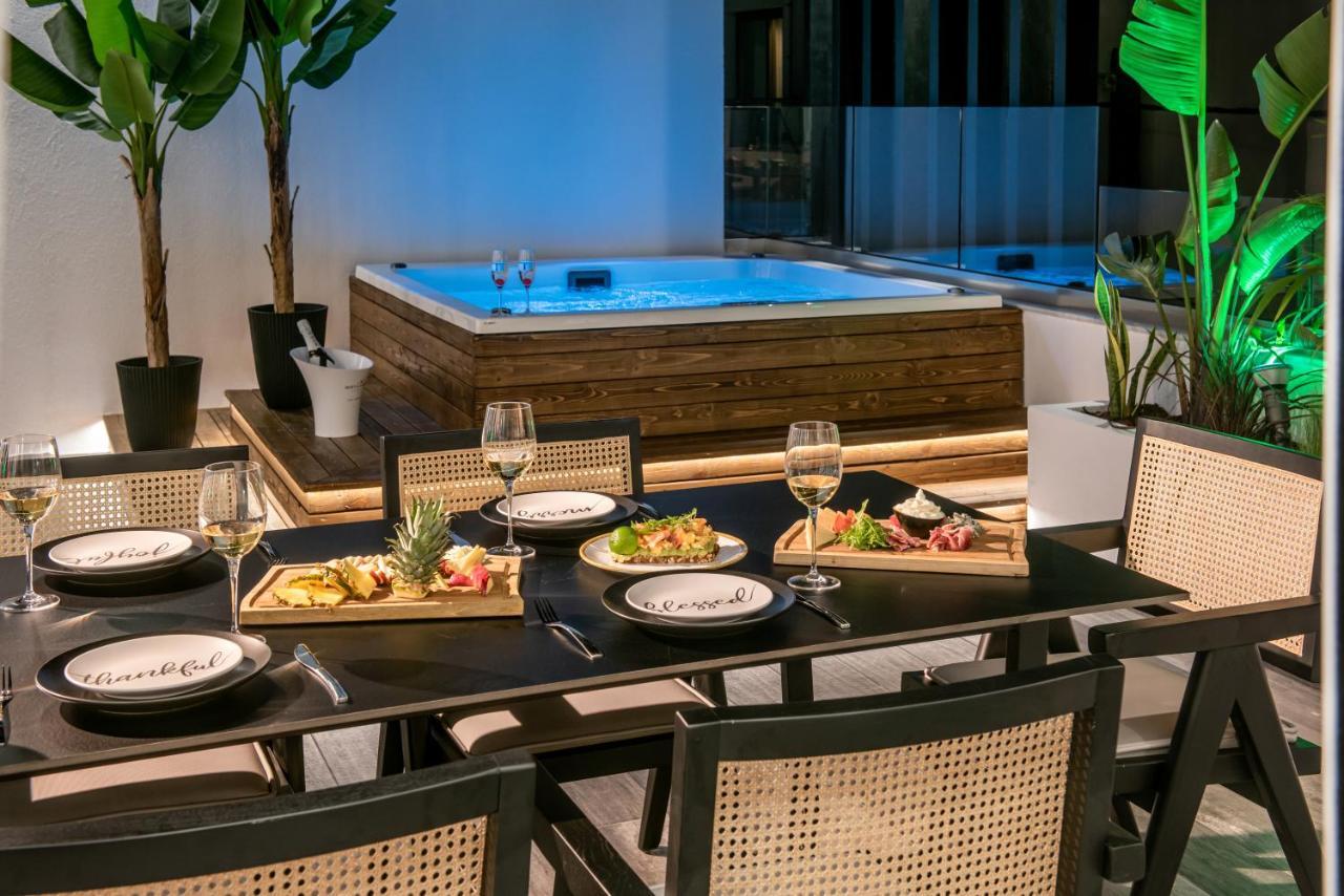 Maison Aqua Suite With Private Mini Pool Jacuzzi Hersonissos  Luaran gambar