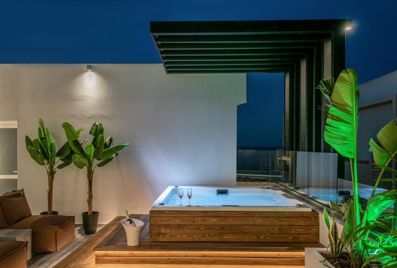 Maison Aqua Suite With Private Mini Pool Jacuzzi Hersonissos  Luaran gambar